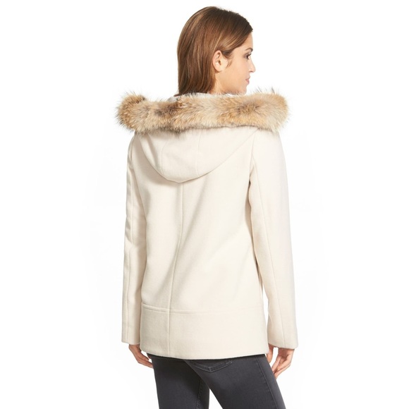 Marc New York Hazel Genuine Coyote Fur Trim Hooded - Picture 5 of 8